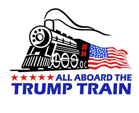 trump train 2024 svg